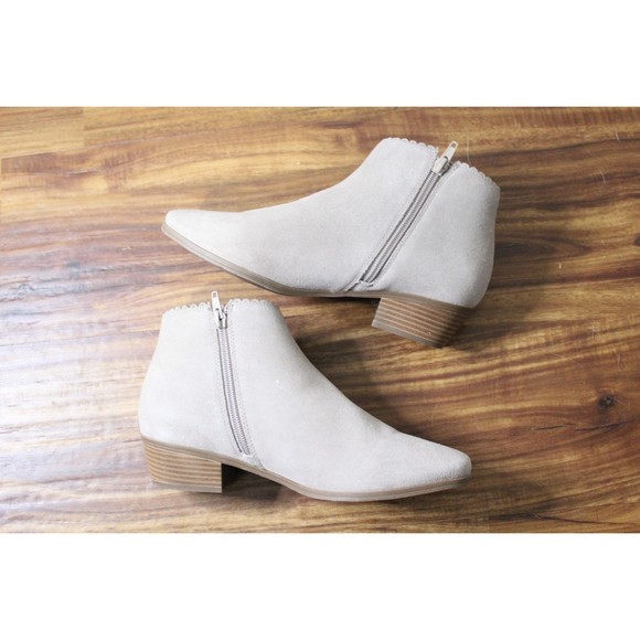 Jack Rogers Light Tan Beige Booties Size 8 - Picture 4 of 10